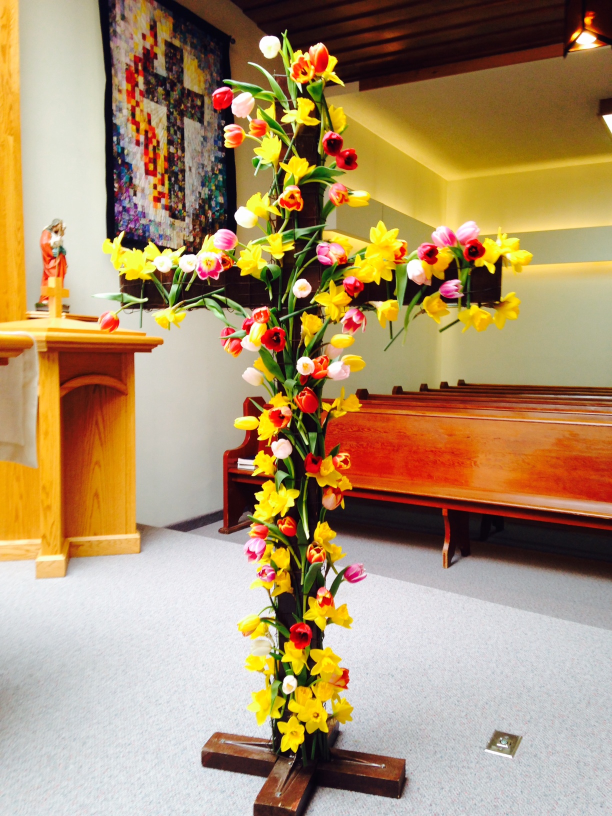 Easter Flower cross 2015